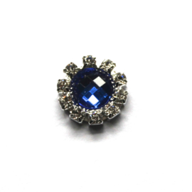 Strass flatback 14mm cobalt