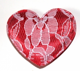 XL hart rood (5cm)