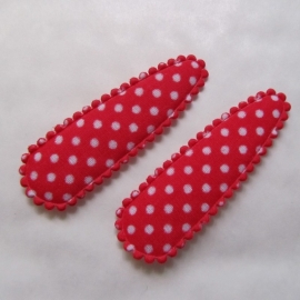 rode polkadot hoesje (5cm)