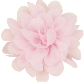 chiffon bloem lichtroze 6,5cm