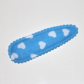 kniphoesje blauw met hartje (5cm)