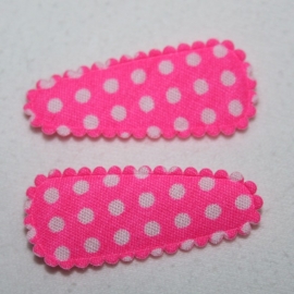 polkadot hoesje felroze (3,5cm)