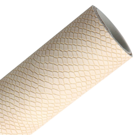 Stone structuur  pu leer  beige