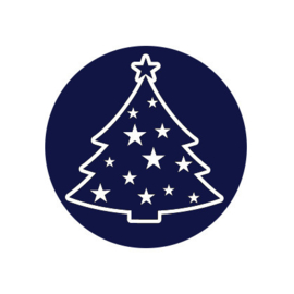 (FB542) kerstboom navy