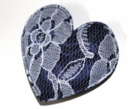 XL hart navy (5cm)