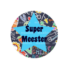 (FB619) SUPER MEESTER SCHOOL ZWART