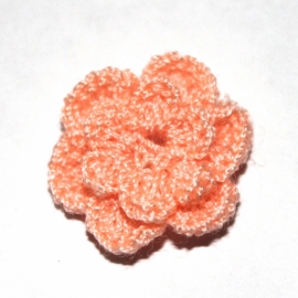 ZALM gehaakte bloemen (25mm)