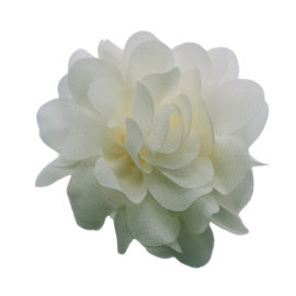 chiffon bloem licht creme 7cm