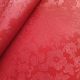 Rozen print pu leer rood