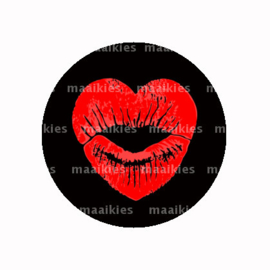 (FB837) zwarte rode kus