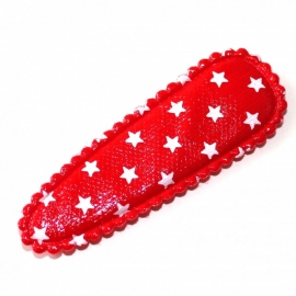 vinyl kniphoesjes sterren rood (5cm)