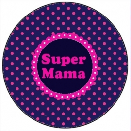 Tekst foto frame Navy fuch dot