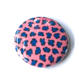 (FB900) leopard framboos / cobalt