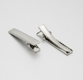 alligator clips met tanden 1 stuks( 32mm)