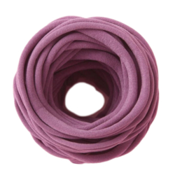 Super soft dunne nylon haarbandje aubergine