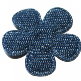 25mm denim bloem