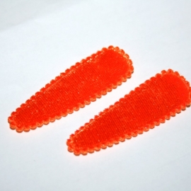 kniphoesje fluweel oranje (5cm)