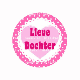 (FB829) liefste dochter roze