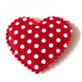 HARTJE rood POLKADOT P/S