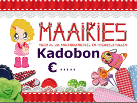 Kadobon maaikies