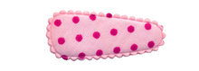 kniphoesje roze / felroze stip (35mm)