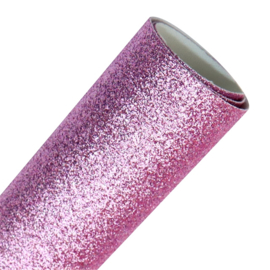 lapje glitter lila roze