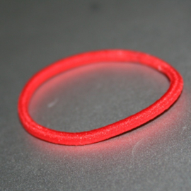 groot dun elastiek rood