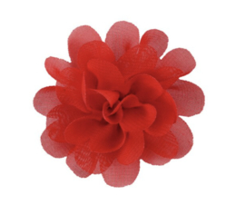 5cm bloem rood