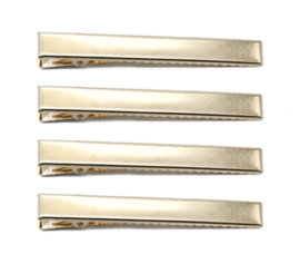 alligator clip 60mm goudkleur