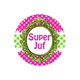 (FB221) Superjuf roze lime