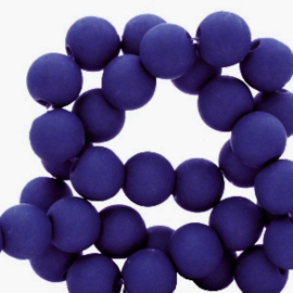 Acryl kralen 8mm donker blauw 50 stuks