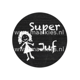 (FB941) Super juf  krijtbord