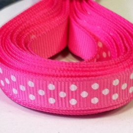 FELROZE grosgrain geweven band POLKADOT 5METER