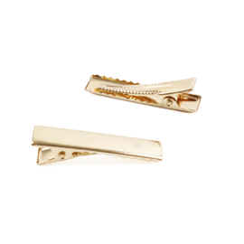 SUPERKWALITEIT alligator clip 35mm goudkleur