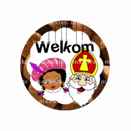 FB663 Welkom sint en piet pepernoot