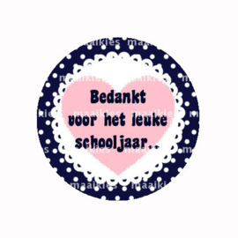 (FB826)BEDANKT SCHOOLJAAR NAVY