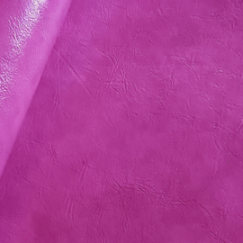PU leer Vintage parel fuchsia