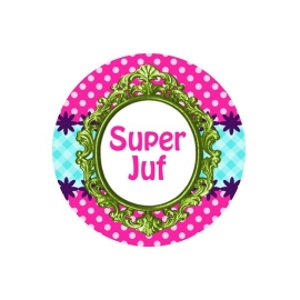 (FB222) Superjuf roze/ aqua/ lime