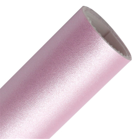 metallic glans roze pu leer