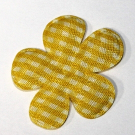 35mm geel ruit bloem