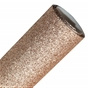 Lapje glitter  champagne goud pu leer (a4)