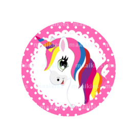 (FB633) unicorn pink