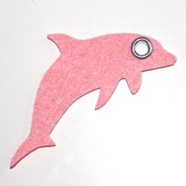vilten sleutelhanger dolfijn (31kleuren)