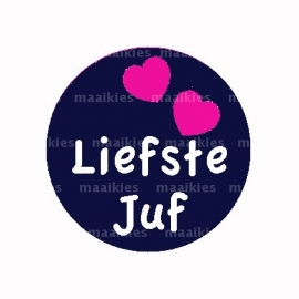 (FB382) Liefste juf navy