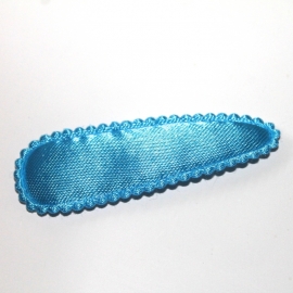 Kniphoesje satijn NEON blauw (50mm)