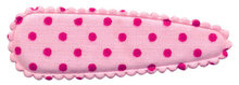kniphoesje roze / felroze stip (50mm)