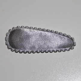 Kniphoesje satijn zilvergrijs (45mm)