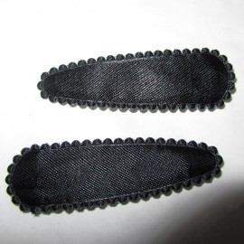 zwarte hoesje satijn (5,0cm)