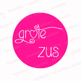 FB721 Grote zus hart Fuchsia