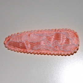 Zalm kniphoesje met kant (5cm)